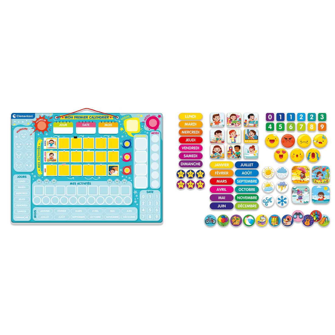 PUZZLE MAGNÉTIQUE - CALENDRIER CLEMENTONI