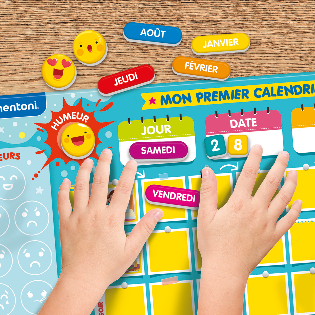 PUZZLE MAGNÉTIQUE - CALENDRIER CLEMENTONI