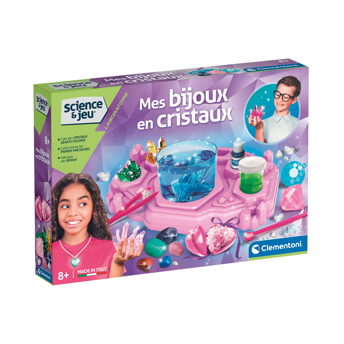 SCIENCE & JEU: LAB BIJOUX EN CRYSTAL CLEMENTONI