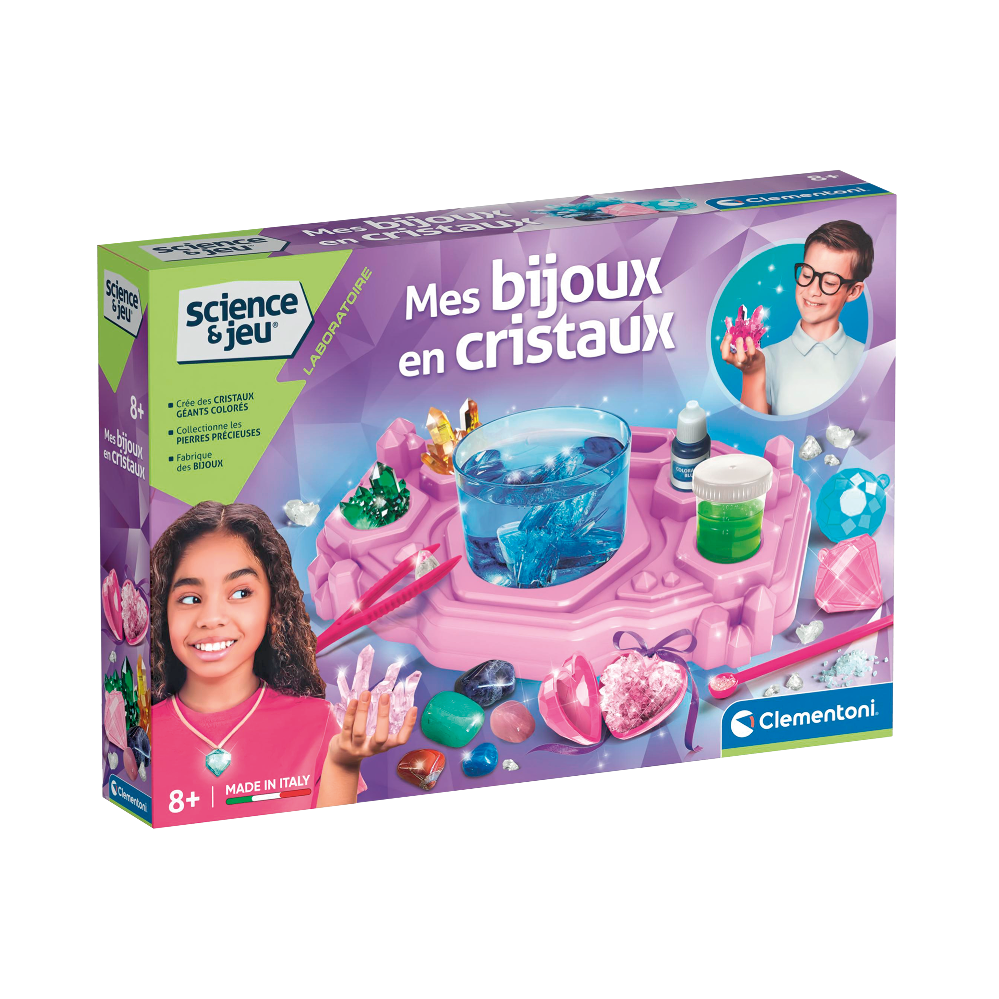 SCIENCE & JEU: LAB BIJOUX EN CRYSTAL CLEMENTONI