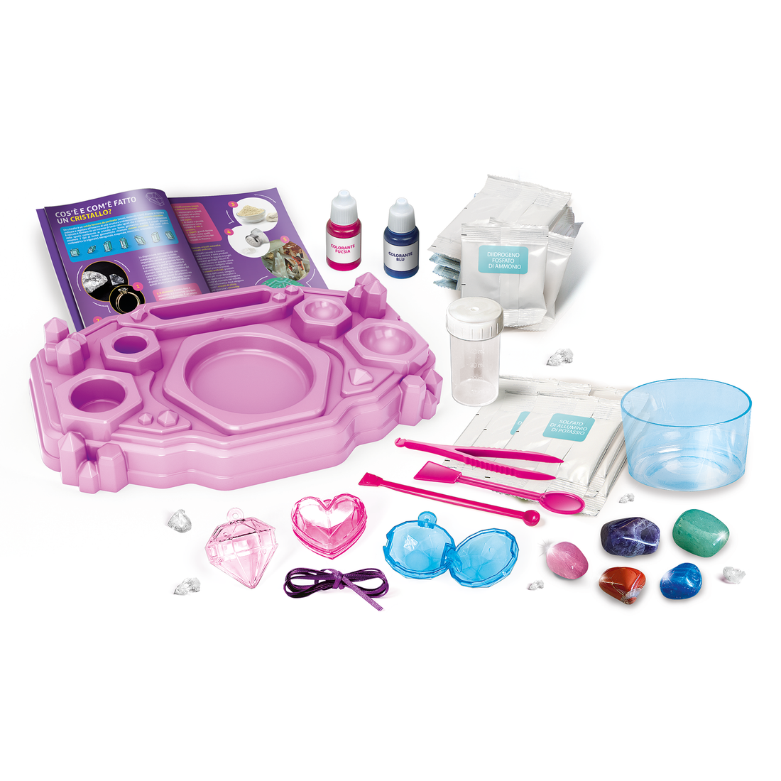 SCIENCE & JEU: LAB BIJOUX EN CRYSTAL CLEMENTONI