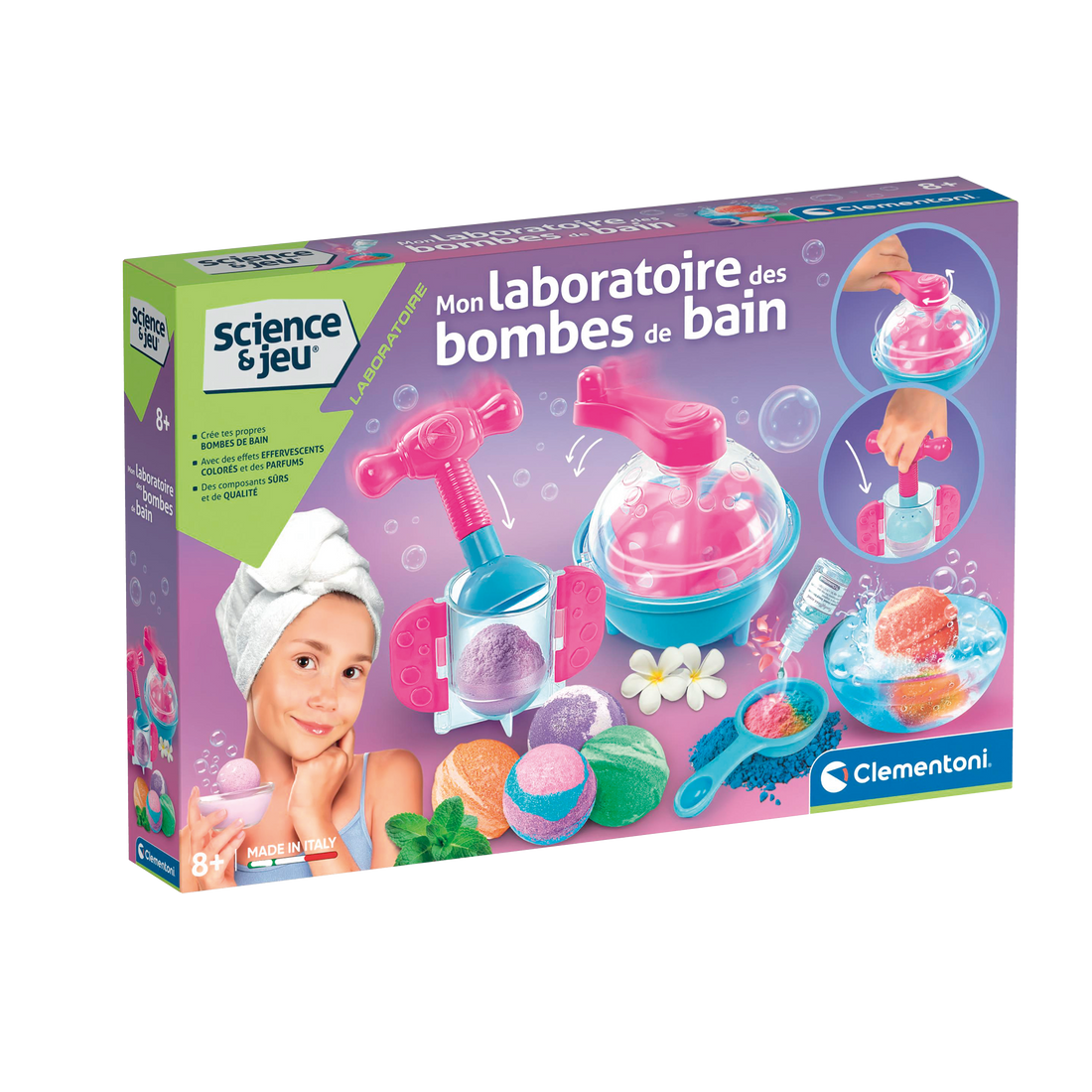 SCIENCE & JEU: LAB SAVON ET BOMBES DE BAIN CLEMENTONI