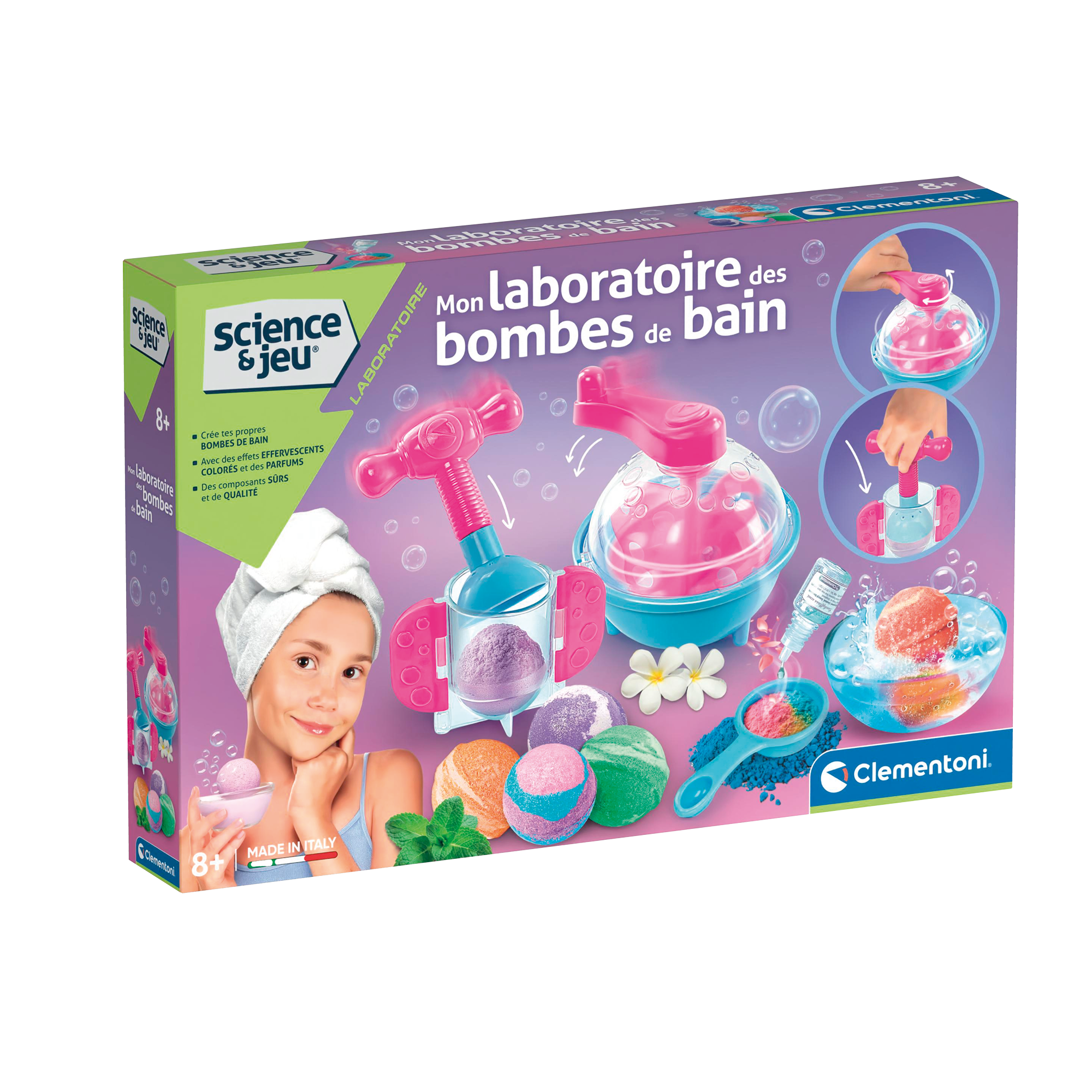 SCIENCE & JEU: LAB SAVON ET BOMBES DE BAIN CLEMENTONI