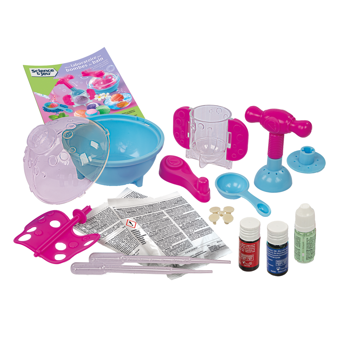 SCIENCE & JEU: LAB SAVON ET BOMBES DE BAIN CLEMENTONI