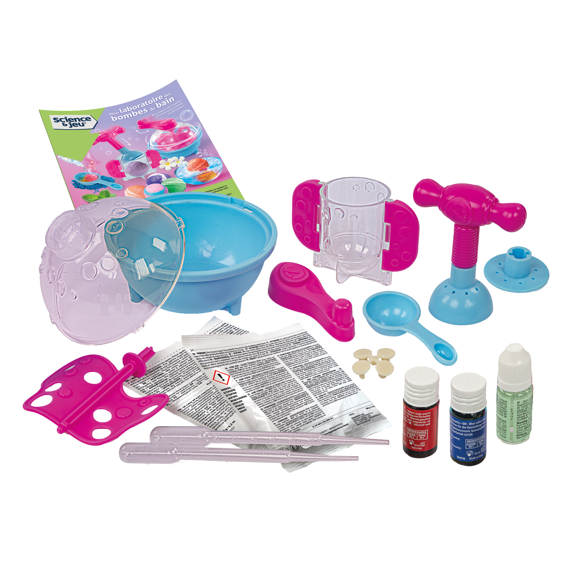 SCIENCE & JEU: LAB SAVON ET BOMBES DE BAIN CLEMENTONI