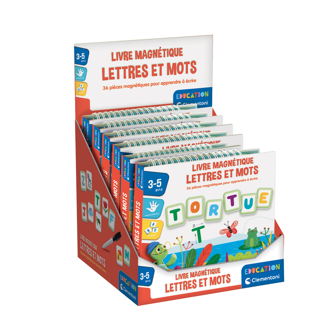 LETTRES MAGNÉTIQUES POUR CARNET DE VOYAGE CLEMENTONI
