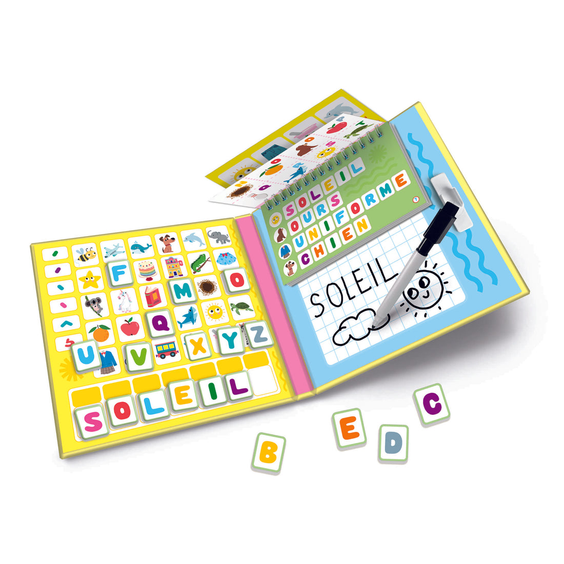 MAGNETIC TRAVEL BOOK LETTERS