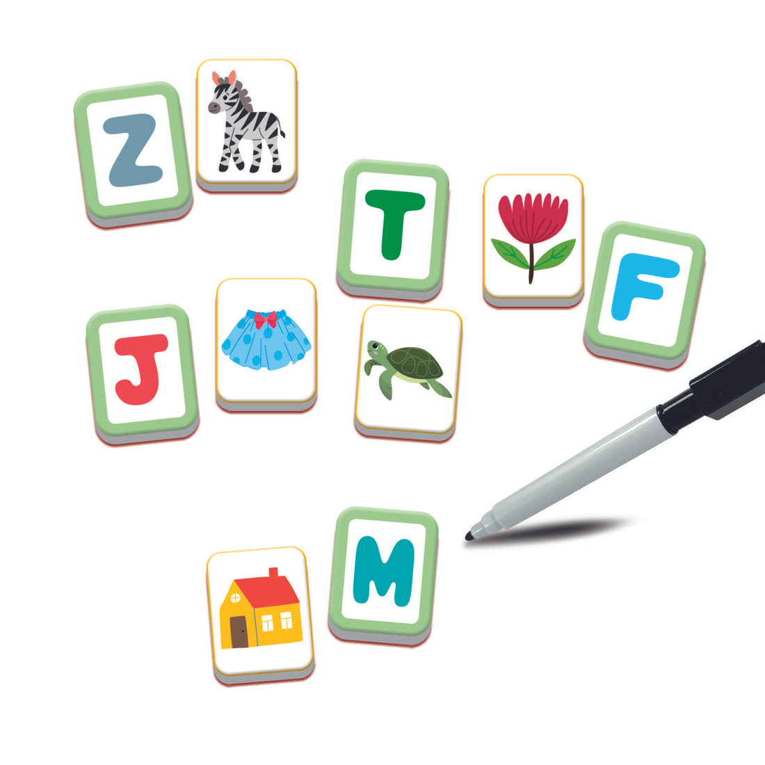 MAGNETIC TRAVEL BOOK LETTERS