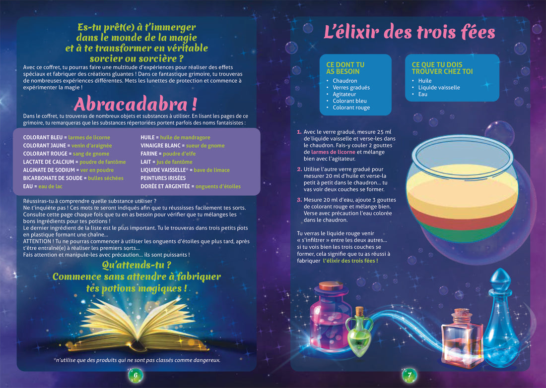 SCIENCE & JEU: CHIMIE ET POTIONS MAGIQUES CLEMENTONI