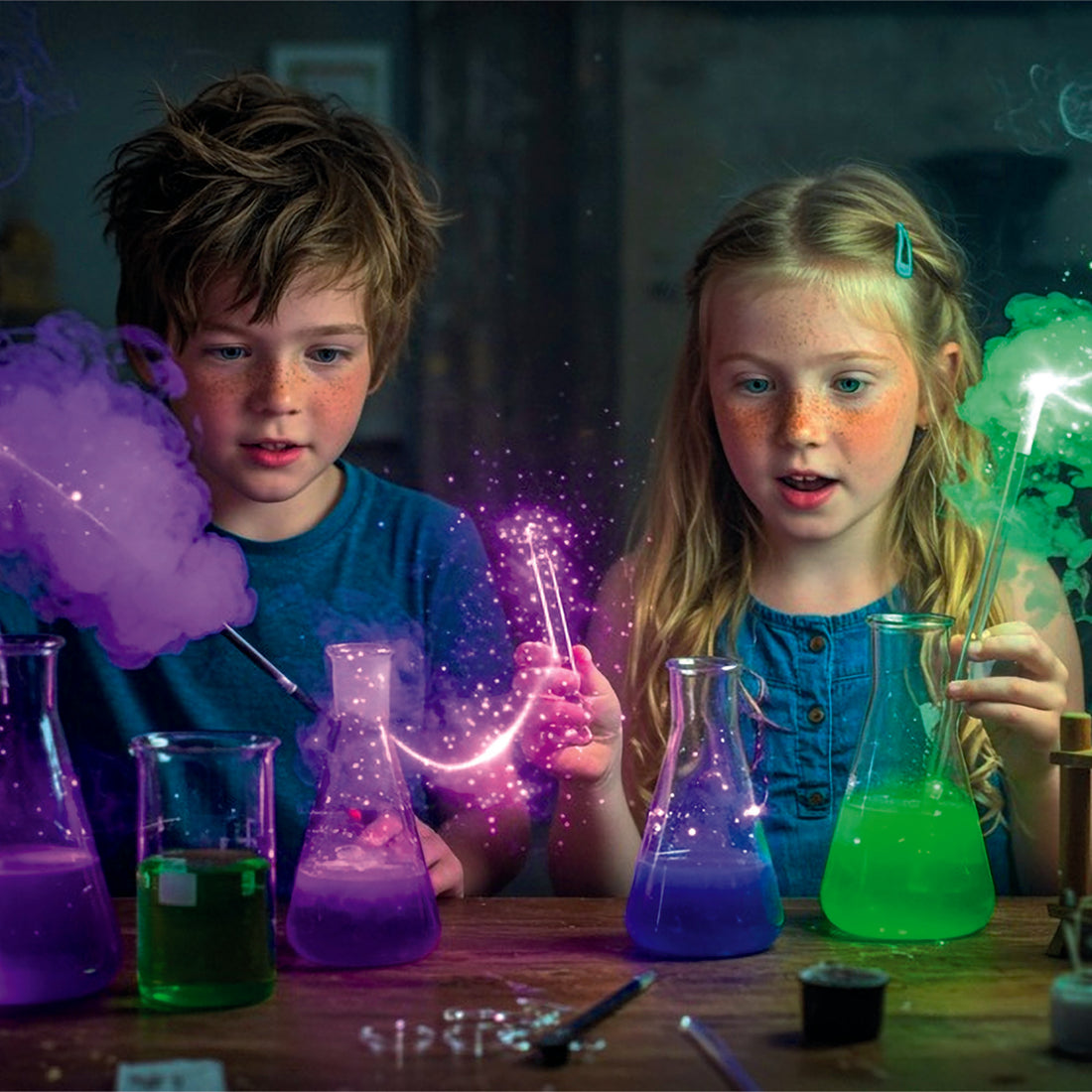 SCIENCE & JEU: CHIMIE ET POTIONS MAGIQUES CLEMENTONI
