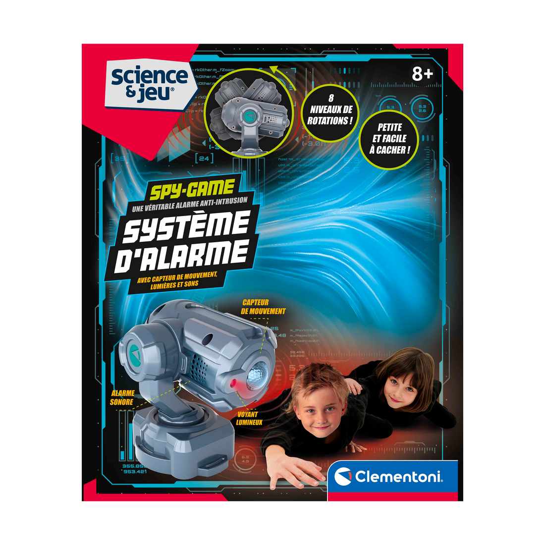 SPY GAME - SYSTÈME D'ALARME - CLEMENTONI