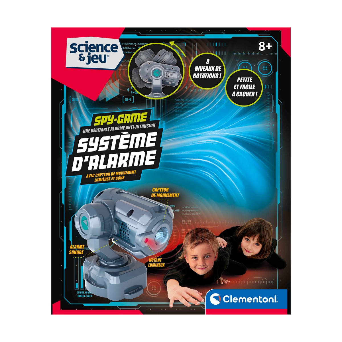 SPY GAME - SYSTÈME D'ALARME - CLEMENTONI