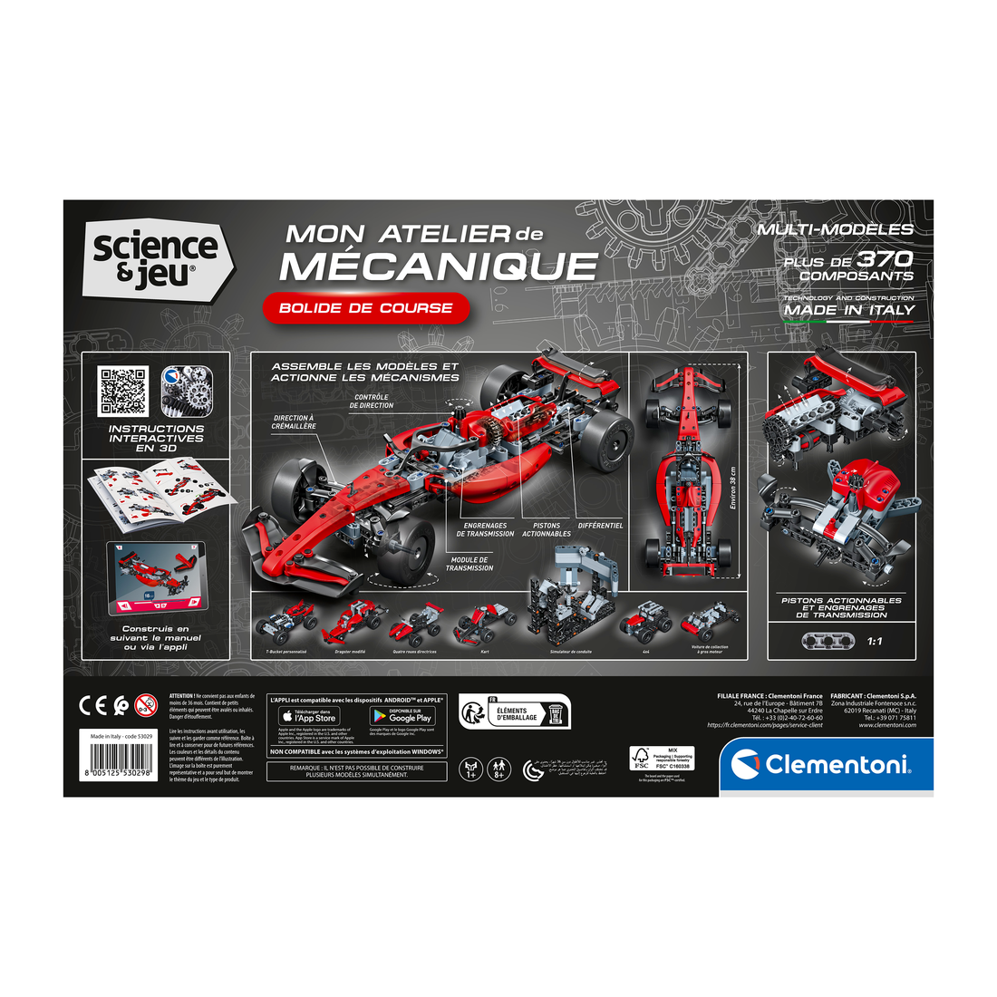 MON ATELIER DE MÉCANIQUE - ULTIMATE RACER - CLEMENTONI