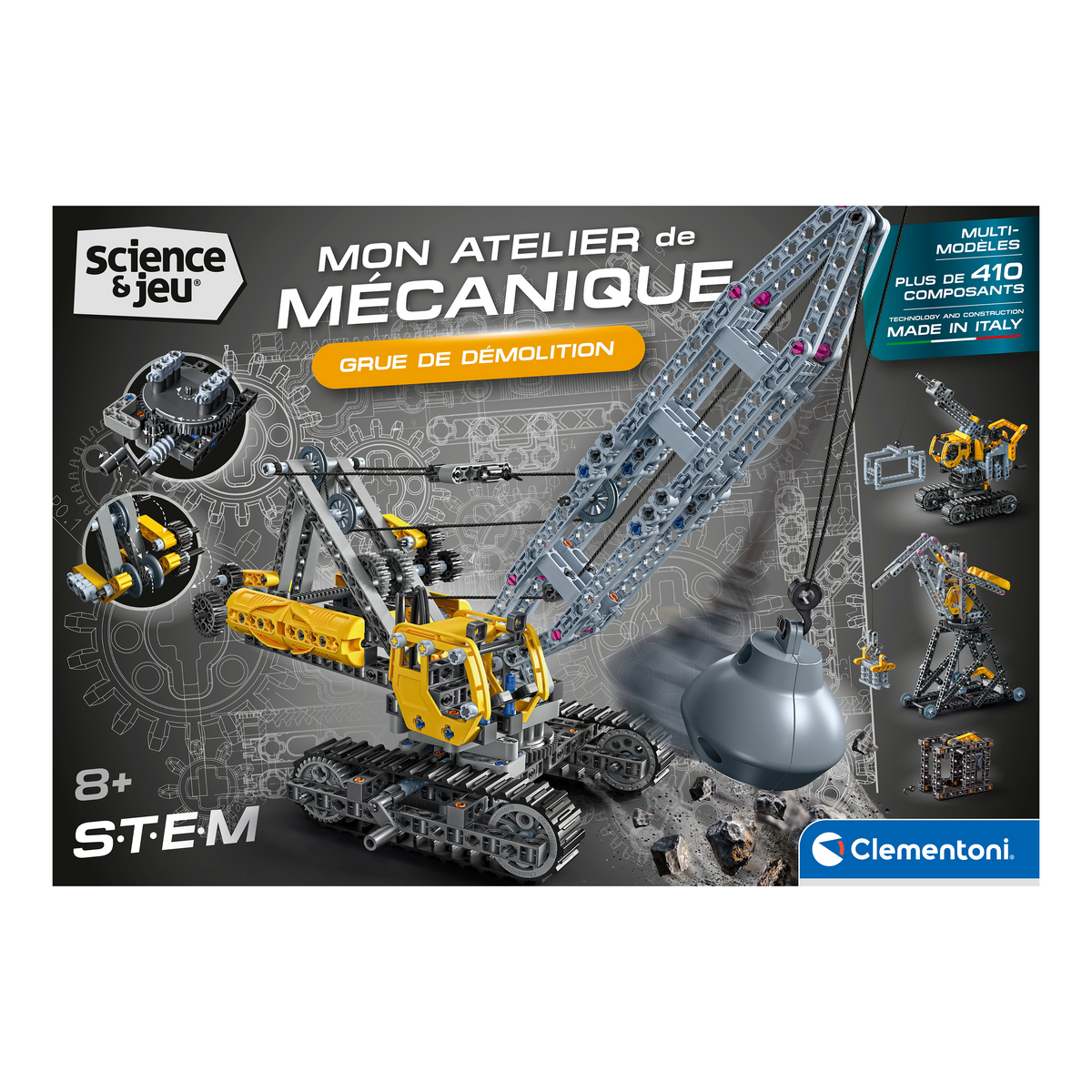 MON ATELIER DE MÉCANIQUE - GRUE DE DÉMOLITION - CLEMENTONI