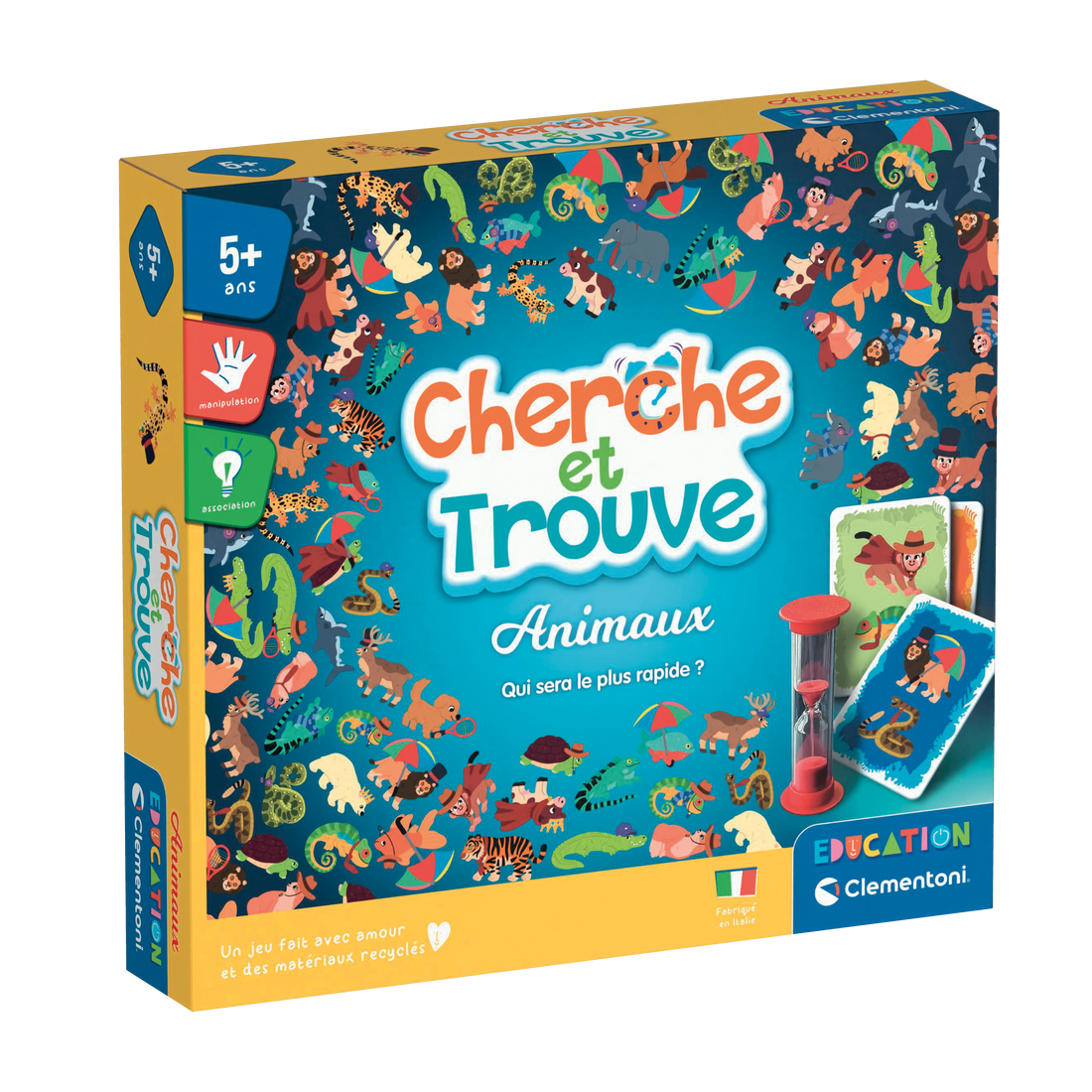 CHERCHE ET TROUVE - ANIMAUX CLEMENTONI