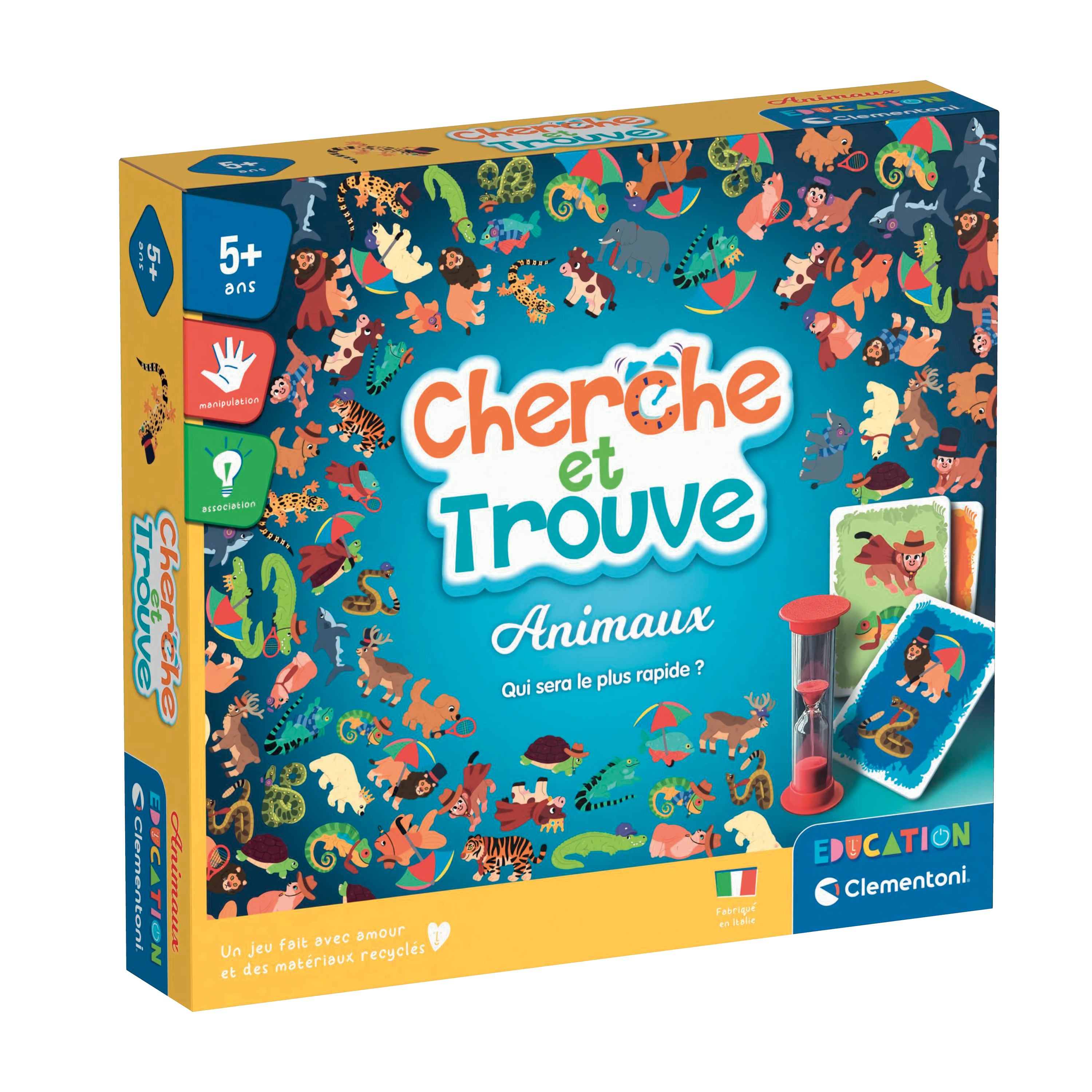 CHERCHE ET TROUVE - ANIMAUX CLEMENTONI