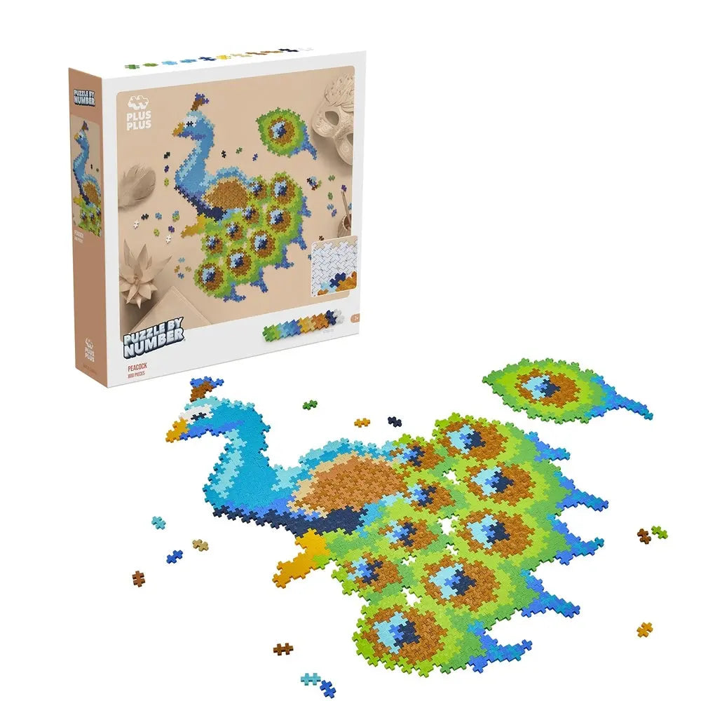 PUZZLE BY NUMBER - PAON - 800pcs PLUS PLUS