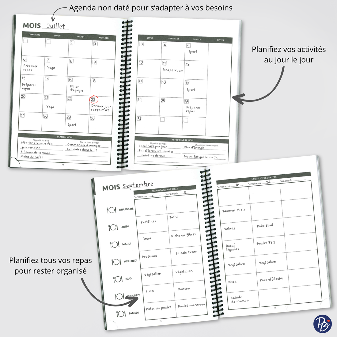 AGENDA- MA SANTÉ PBI AGENDA