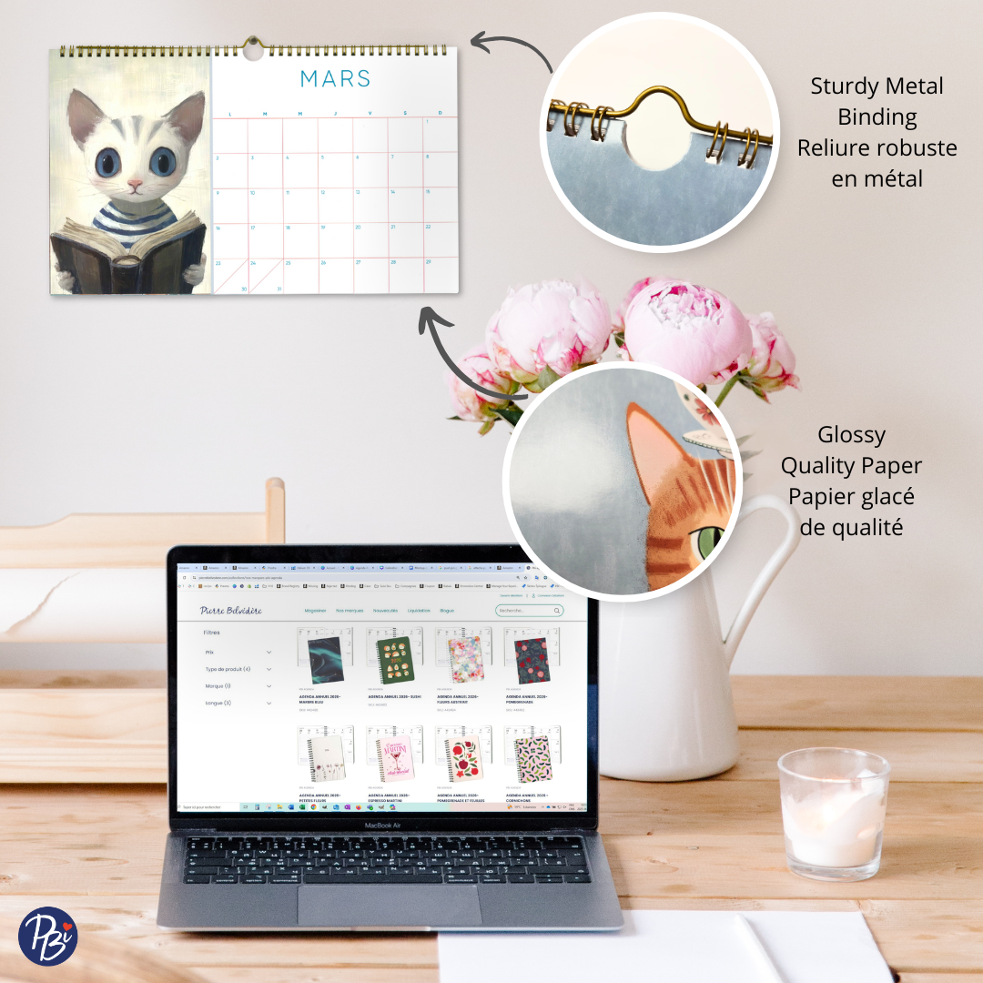 CALENDRIER 15 MOIS-2026- CHATS PBI AUTRES