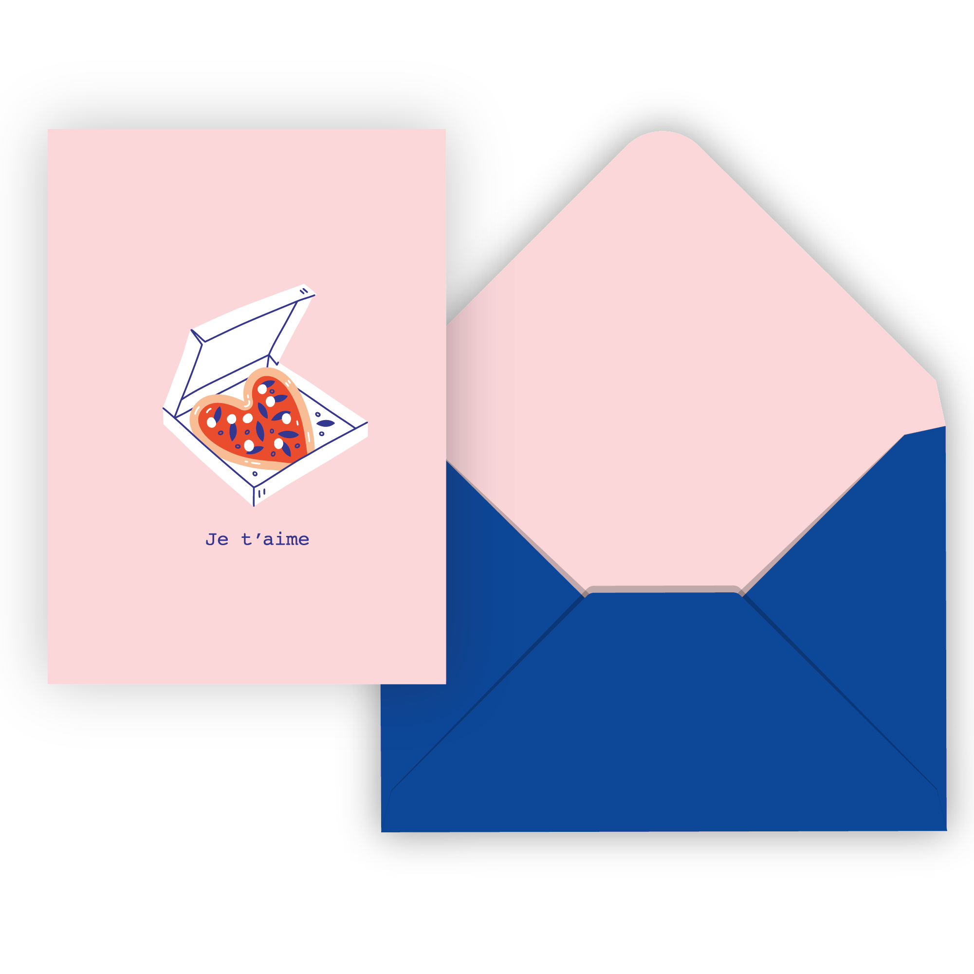 CARTE DE SOUHAIT IND./ PIZZA D'AMOUR PBI AUTRES