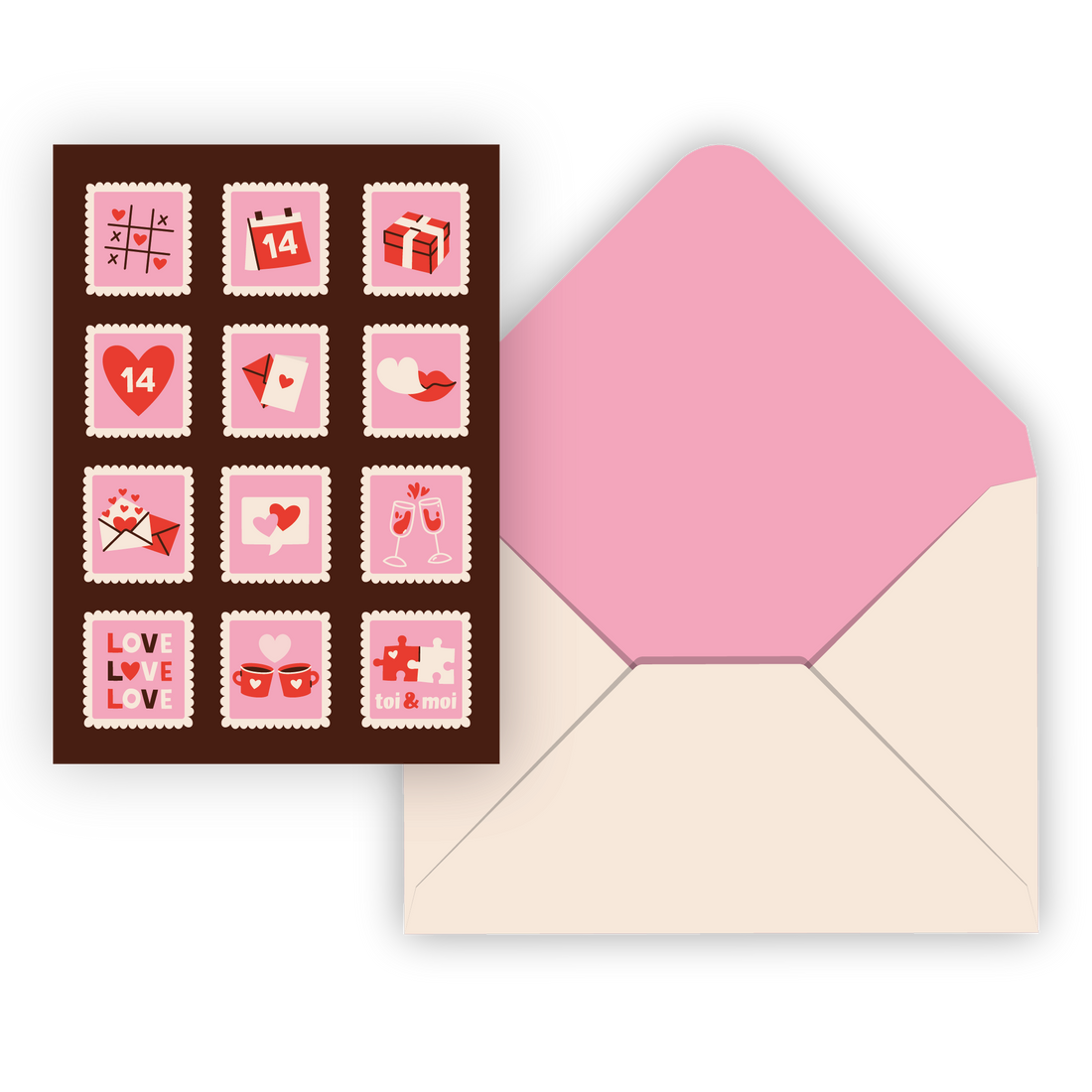 CARTE DE SOUHAIT IND./ TIMBRES DU CŒUR PBI AUTRES