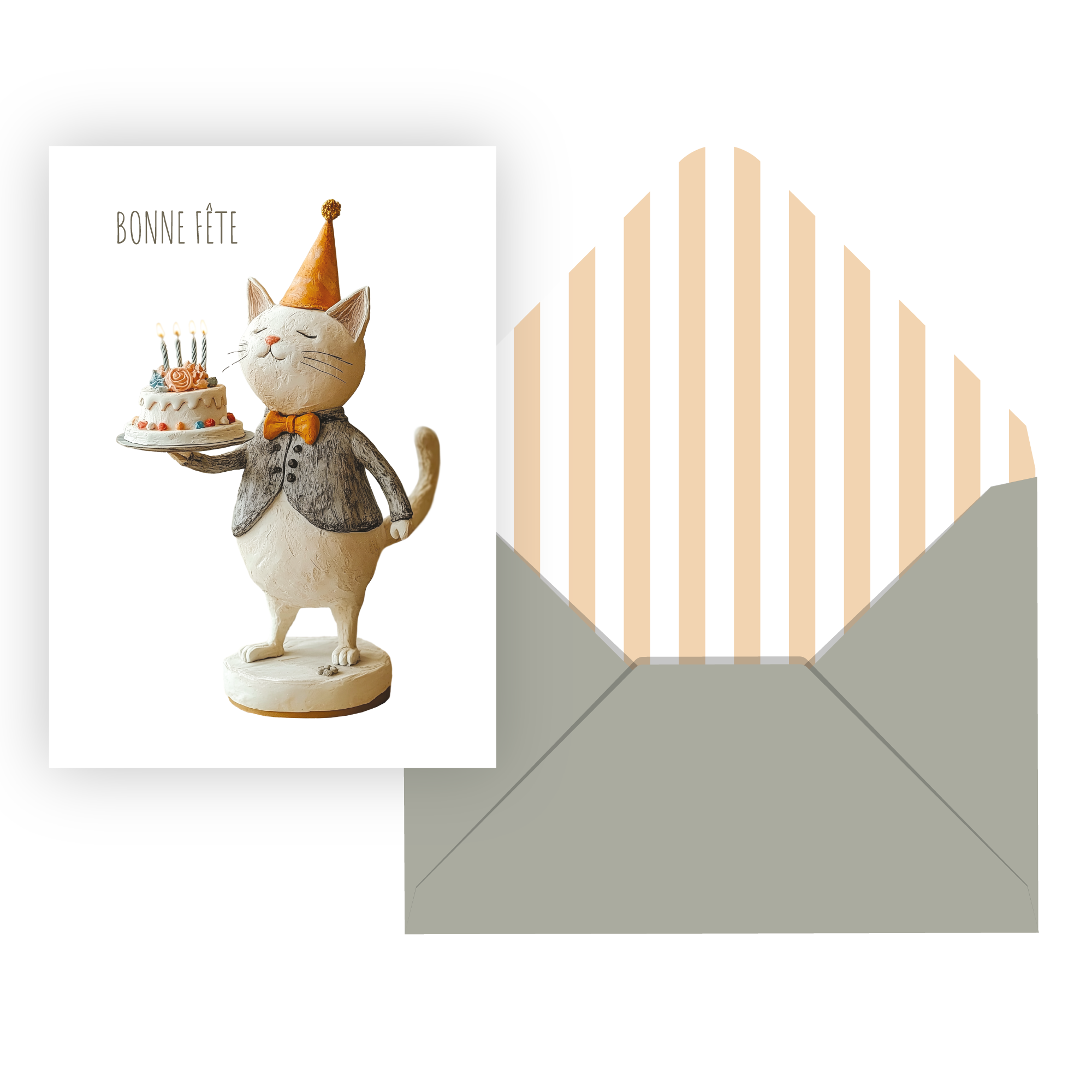 CARTE DE SOUHAIT IND./ BONNE FÊTE MINOU PBI AUTRES