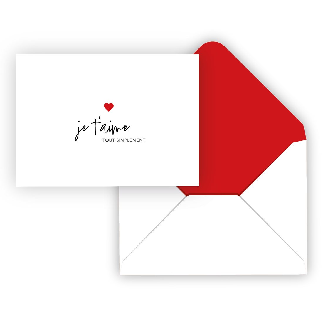 CARTE DE SOUHAIT IND./ JE T'AIME PBI AUTRES