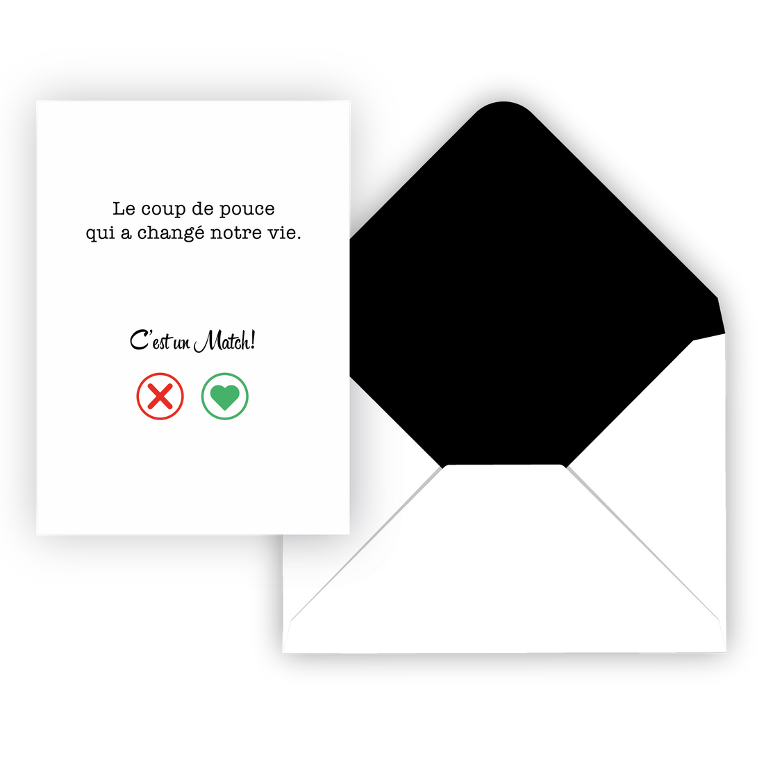 CARTE DE SOUHAIT IND./ C'EST UN MATCH PBI AUTRES