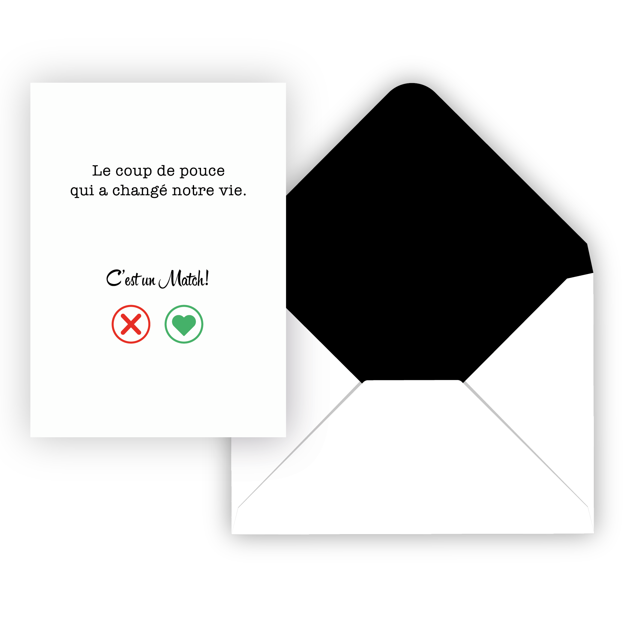 CARTE DE SOUHAIT IND./ C'EST UN MATCH PBI AUTRES