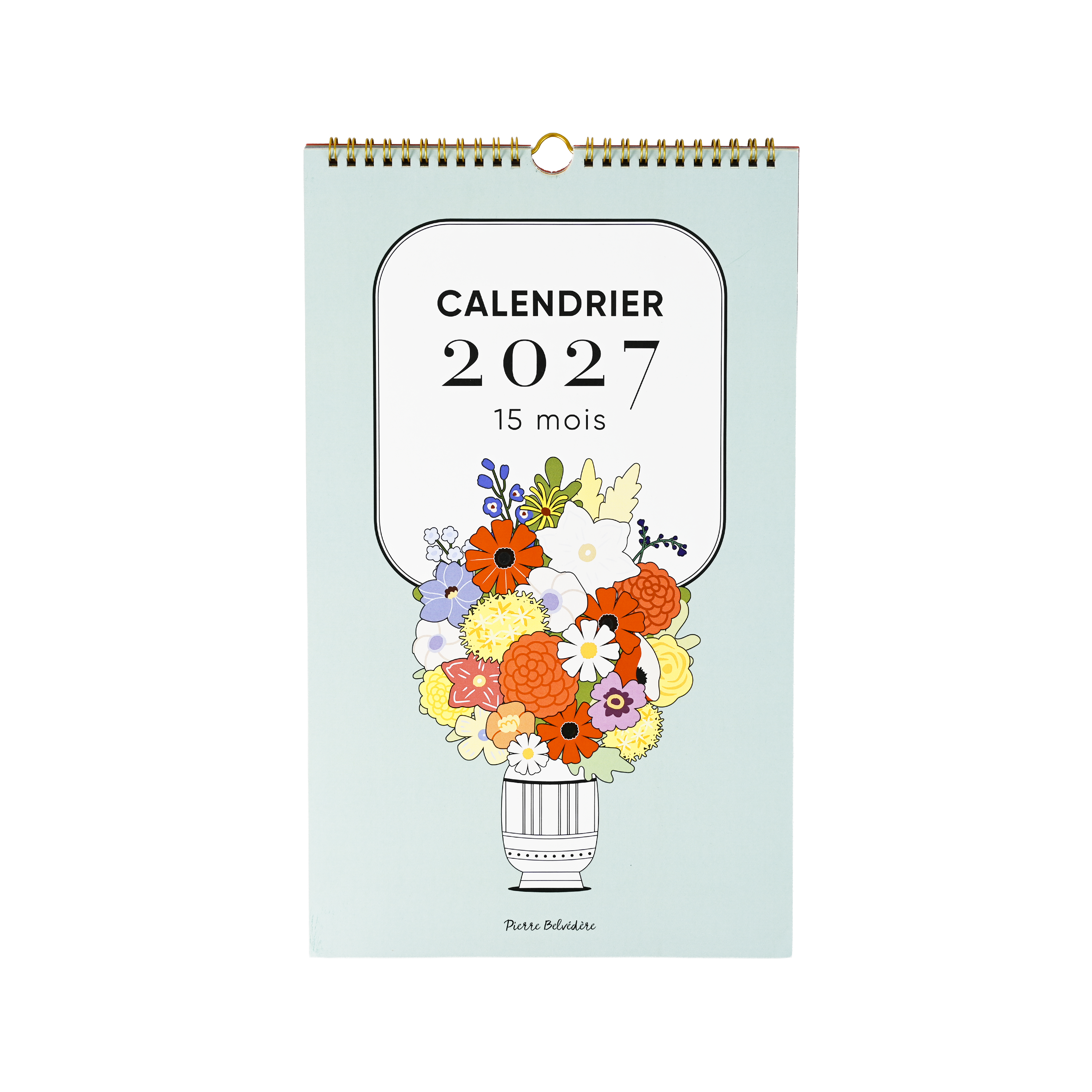 CALENDRIER 15 MOIS-2027- BOUQUETS