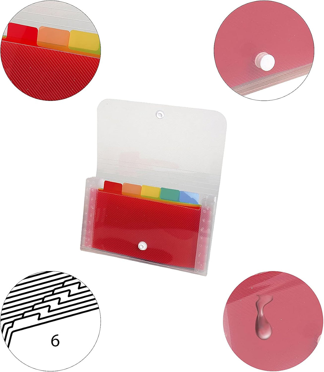 Index crystal 7 compartiments (26x14cm)