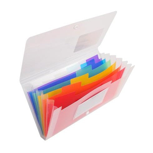 Index Crystal 7 compartiments   26X14cm EXACOMPTA