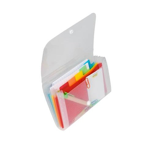 Index Crystal 6 compartiments  18X11cm EXACOMPTA