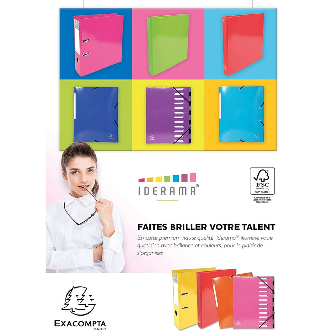 Idérama Elasticated Shirt  Assorted (9.45x12.6in)