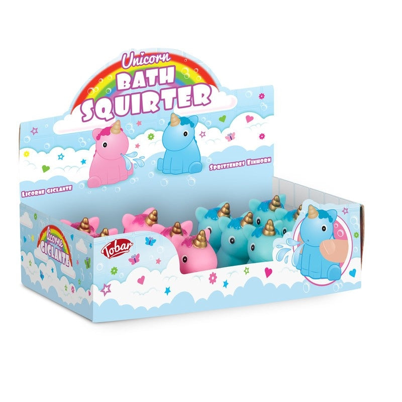 LICORNES LANCE-EAU POUR LE BAIN (VENDU UNITÉS 12 - 2 MODÈLES) ONE FOR FUN
