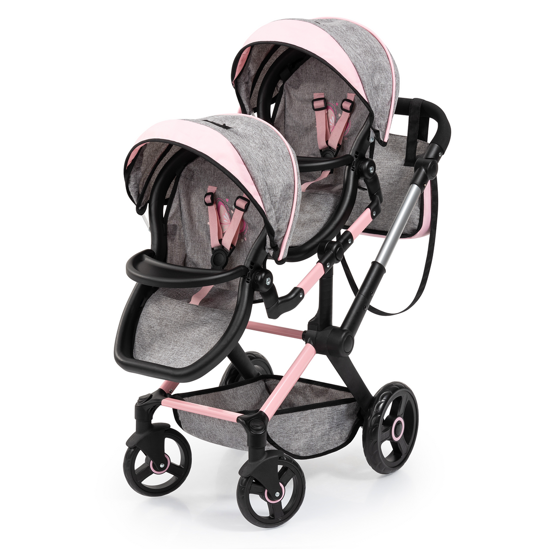 XEO TWIN - POUSSETTE À POUPÉE - GRIS BAYER DESIGN