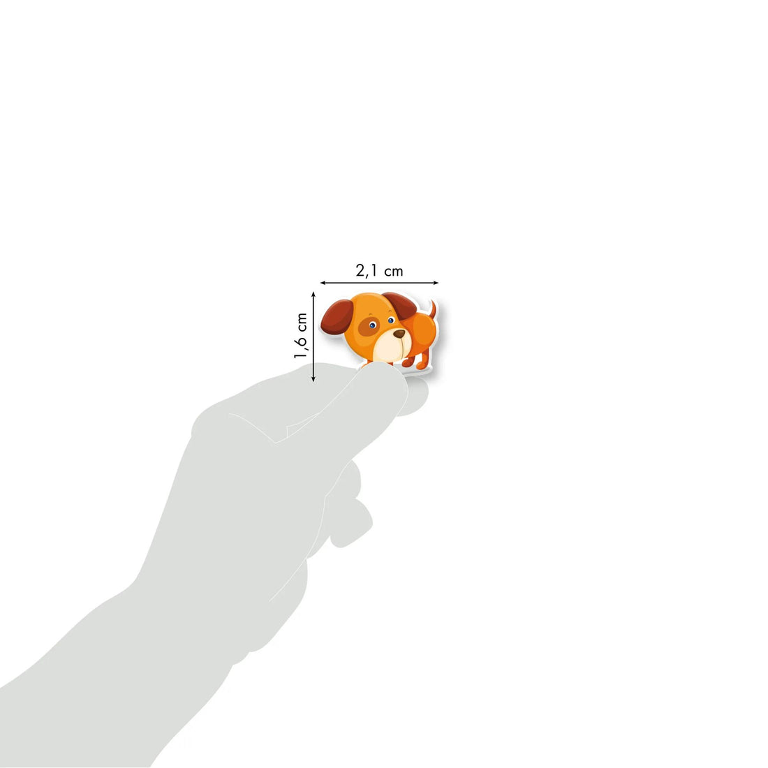 Autocollants Cooky Animaux 28 gomettes