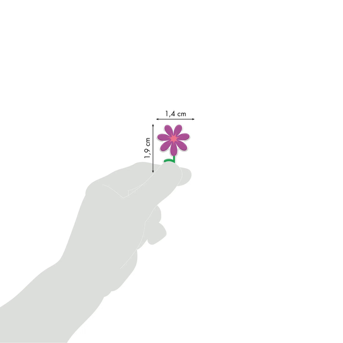 Autocollants Cooky Fleurs 37 gomettes