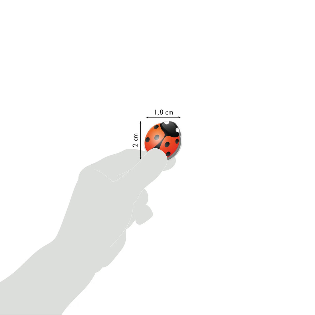 Cooky Stickers Ladybugs 34 stickers