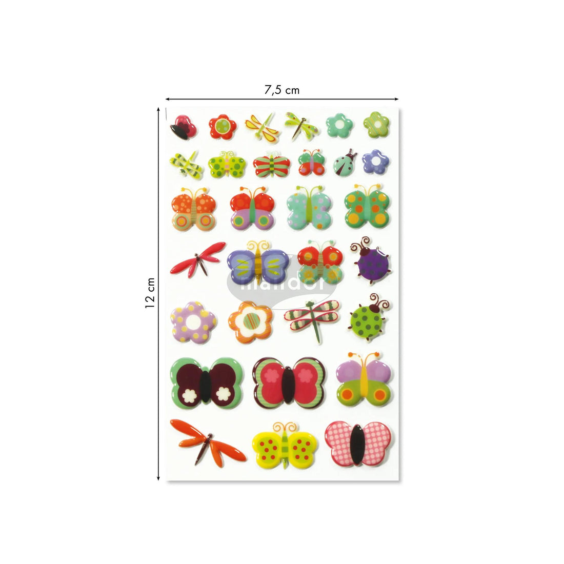 Autocollants Cooky  Libellules  30 gomettes