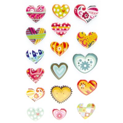Autocollants  Cooky Coeurs MAILDOR