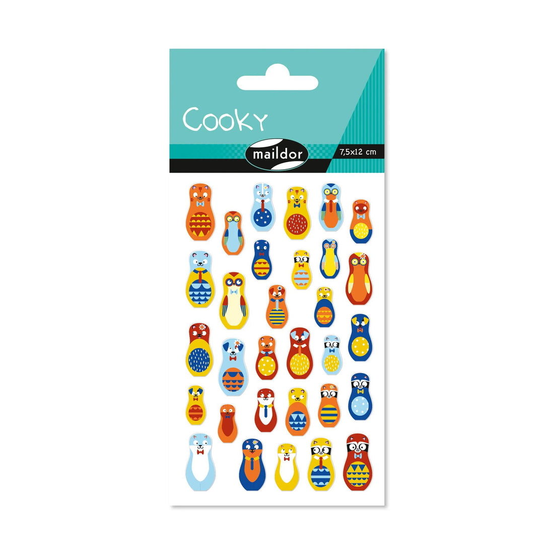 Autocollants Cooky Poupées russes  26 gomettes