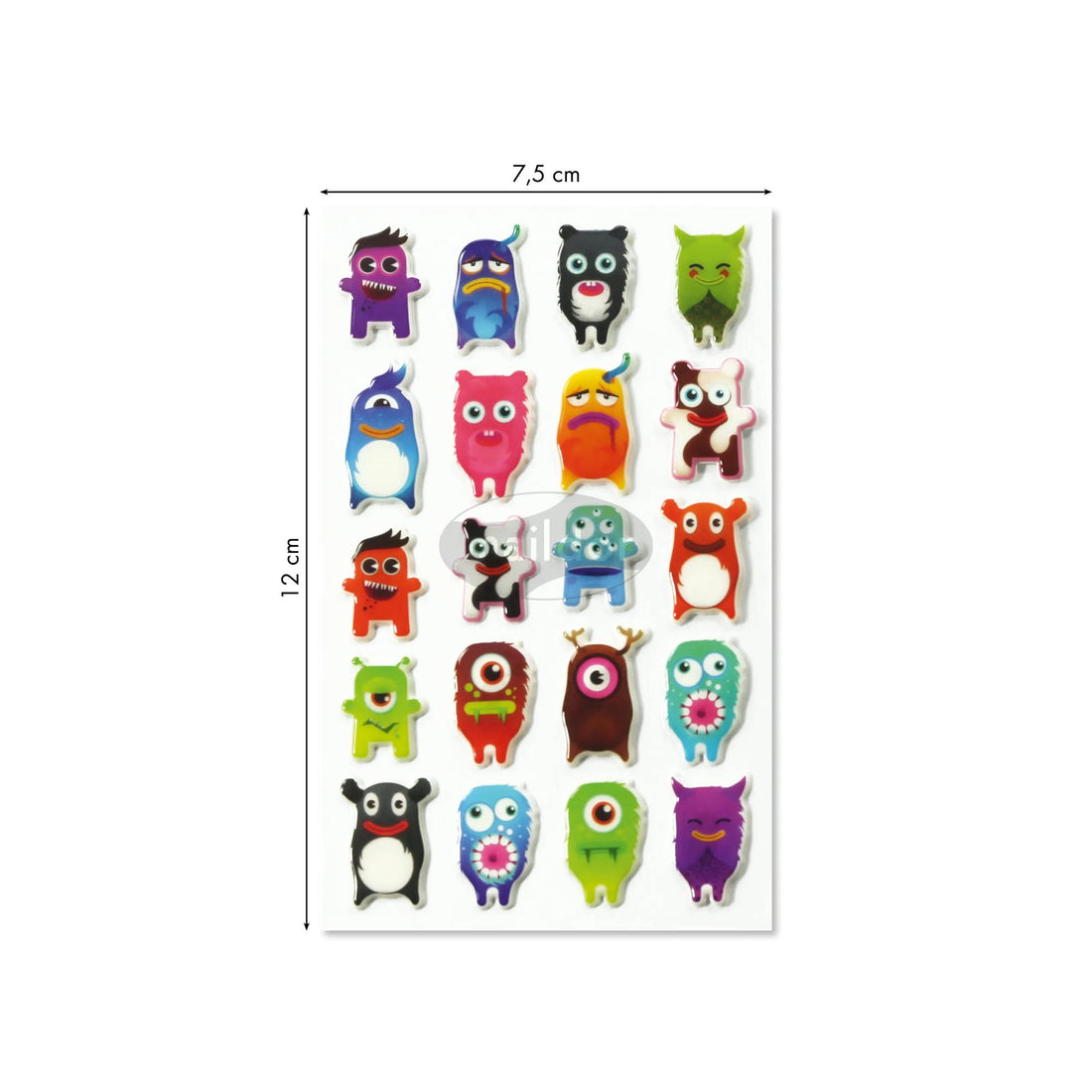 Cooky Stickers Monsters 20 stickers