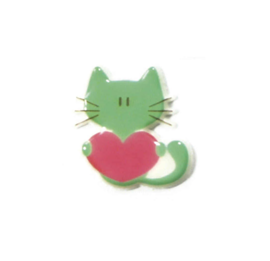 Autocollants  Cooky Chats/Coeurs MAILDOR