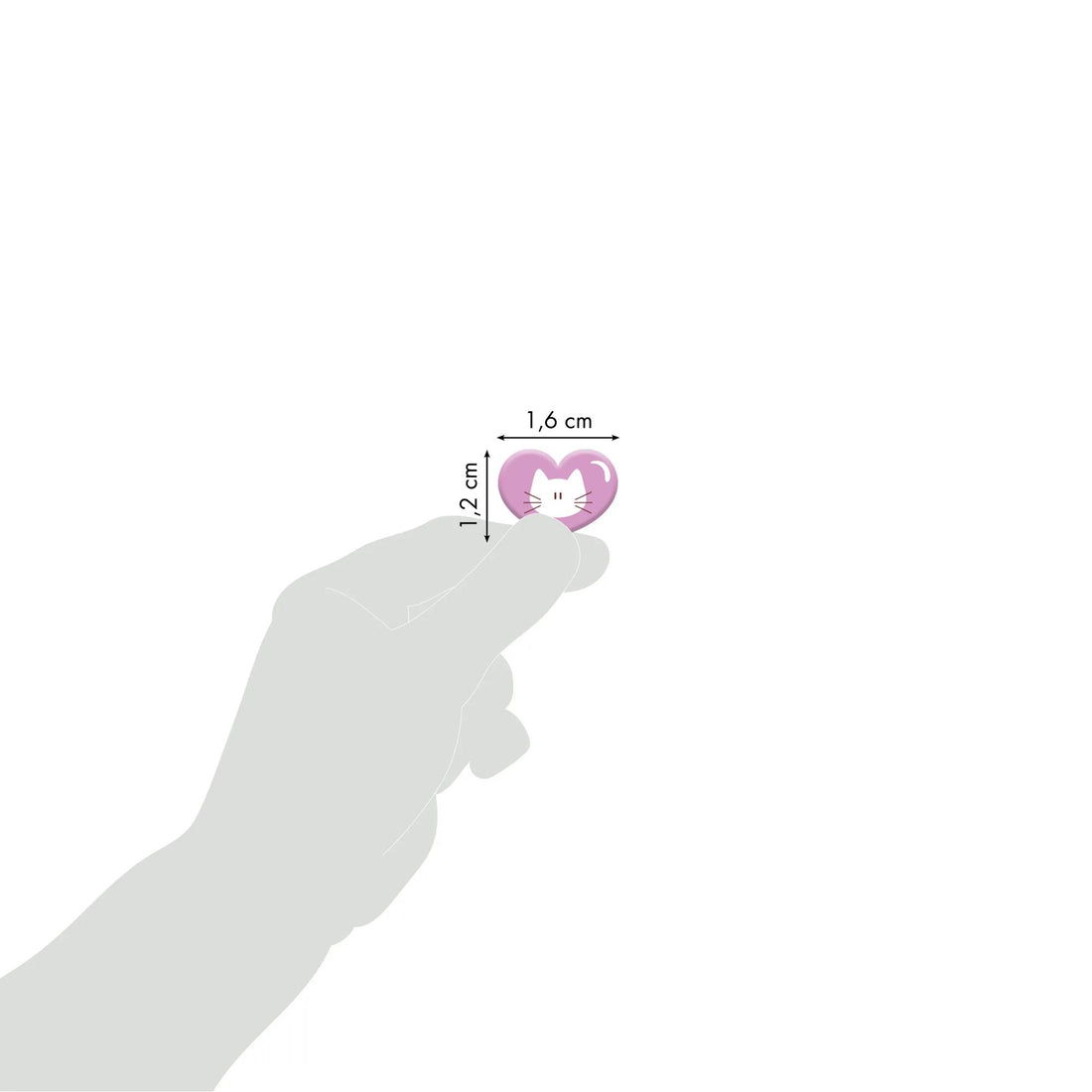 Autocollants Cooky Chats/Coeurs 31 gommettes