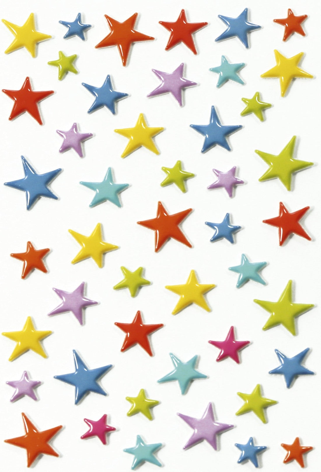 Autocollants  Cooky Étoiles Colorées MAILDOR