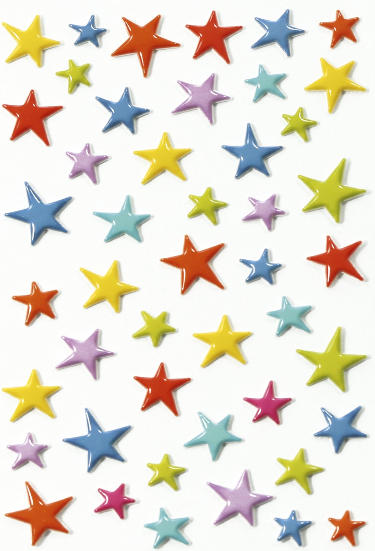 Autocollants  Cooky Étoiles Colorées MAILDOR