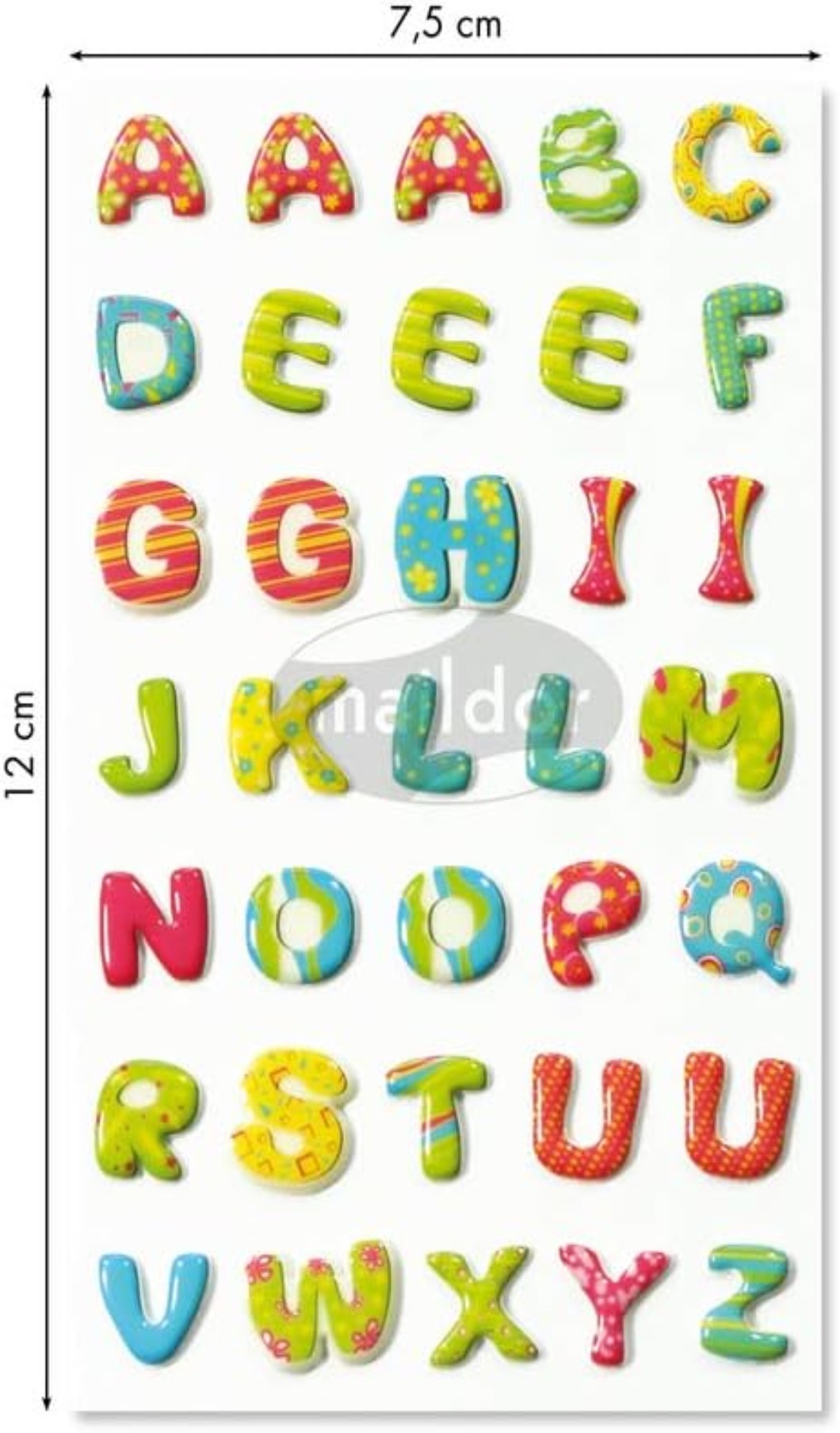 Autocollants  Cooky PepS Alphabet MAILDOR