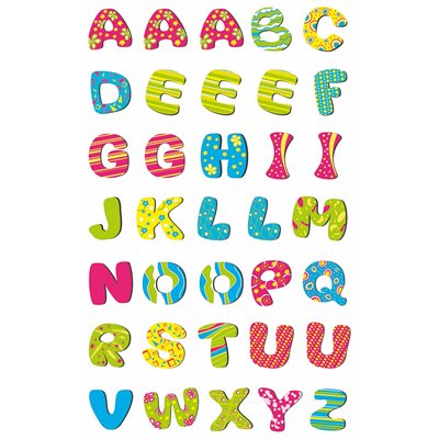 Autocollants  Cooky PepS Alphabet MAILDOR