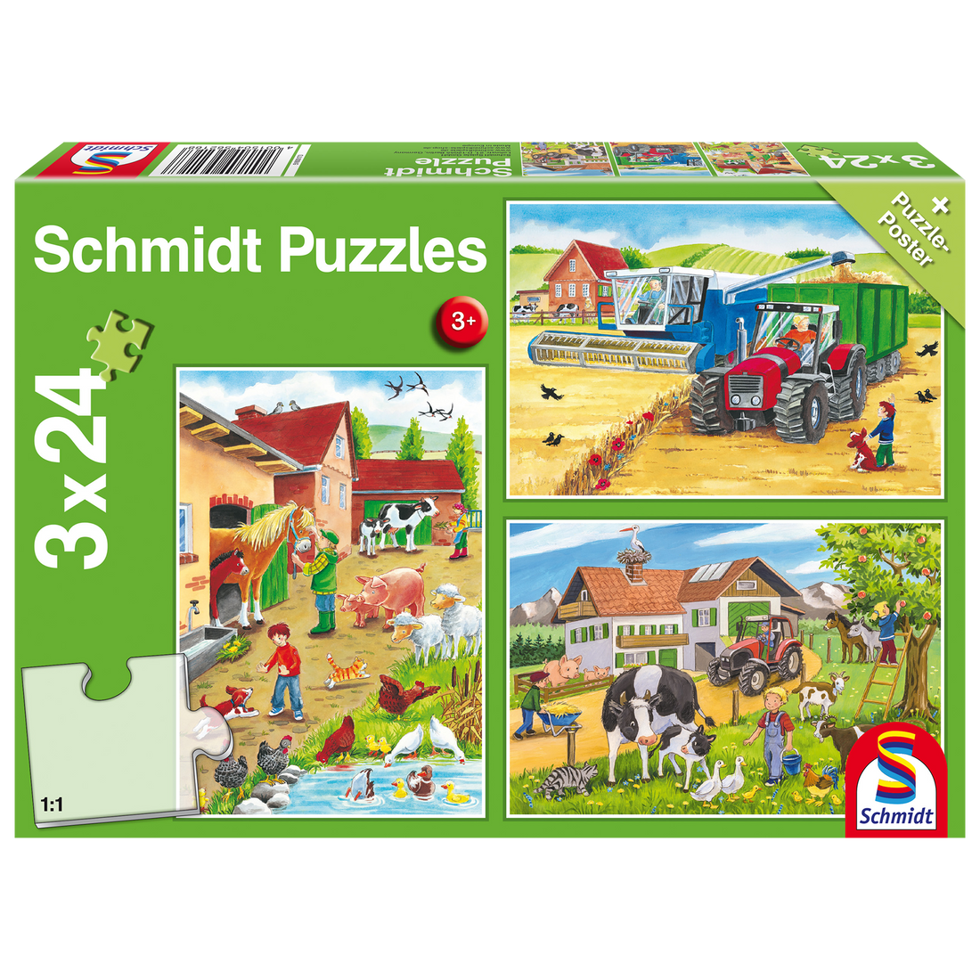 PZ 3x24: À LA FERME SCHMIDT PUZZLE